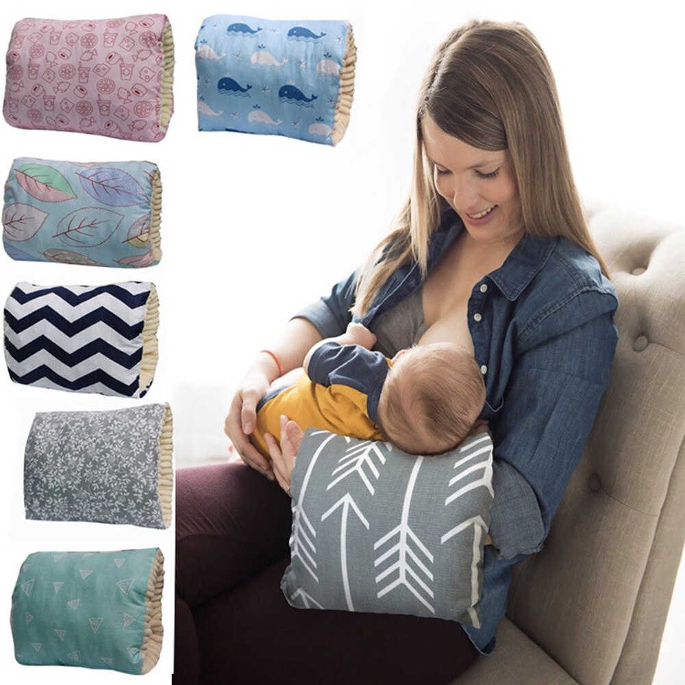 Verstelbare Baby Katoen Verpleging Arm Kussen Borstvoeding Wasbare Baby Infant Nursing Borstvoeding Kussen Kussen Arm Pad