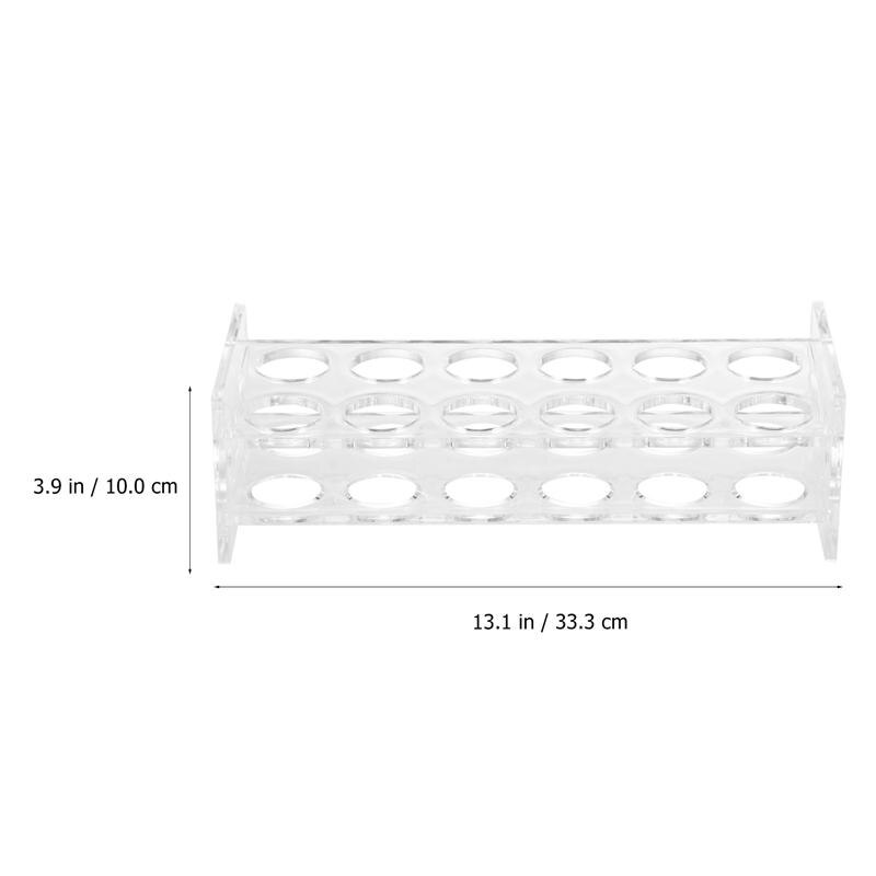 6/12 Hole Acrylic Shot Glass Holder Transparent Liquor Cup Display Rack Whisky Cup Serving Tray Bar Drinkware: 12 square hole