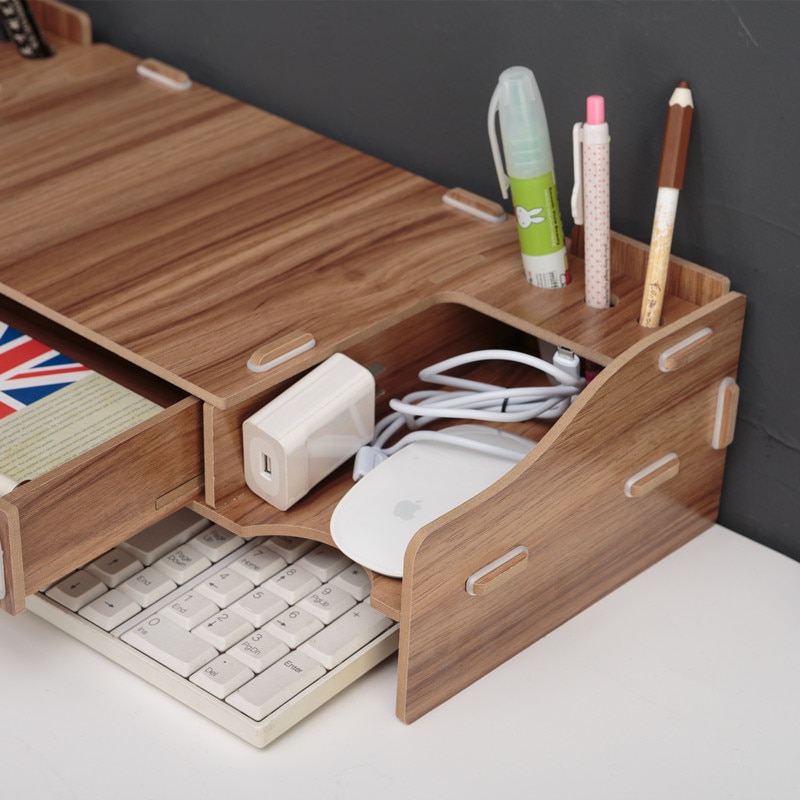 Diy Houten Computer Frame Plaat Notebook Verhogen Beugel Computer Desktop Computer Plank Laptop Bracke Lapdesks