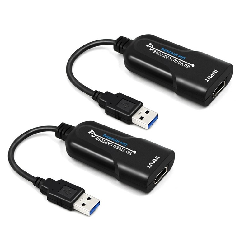 2Pcs Capture Card USB 2.0, Video Capture Card USB Zu HDMI-Kompatibel, 1080P Video Recorder Für Definition Erwerb: Default Title
