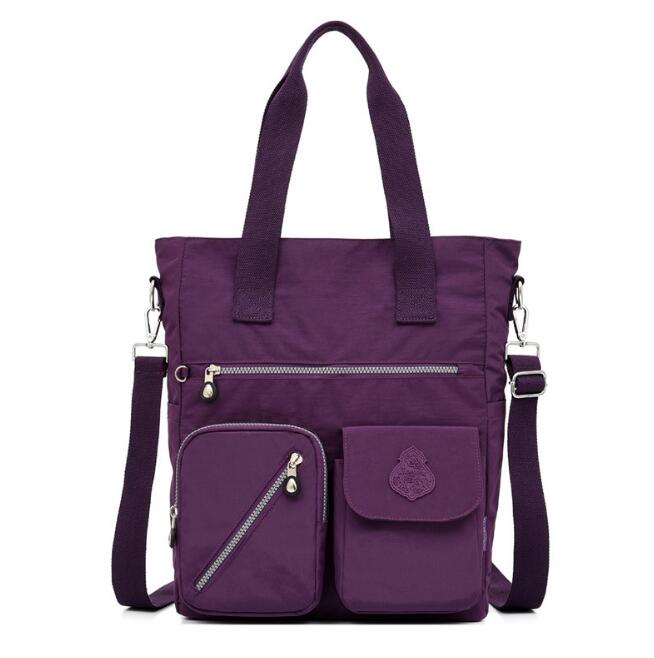 Mummy Bag Diaper Bags Portable Backpack Maternity Nappy Bag Mother Large Handbag Multifunction: BXY081I-purple