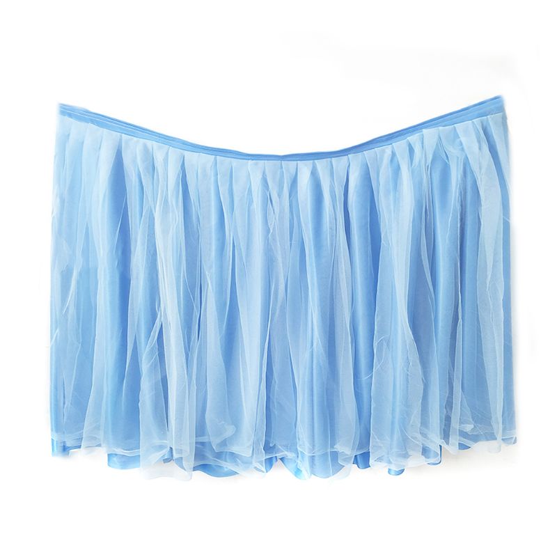 R2LD – nappe colorée en Tulle, décoration de jupe de Table pour réception de desserts, pour fête de mariage, maison, anniversaire, matériel de bricolage pour Tutu