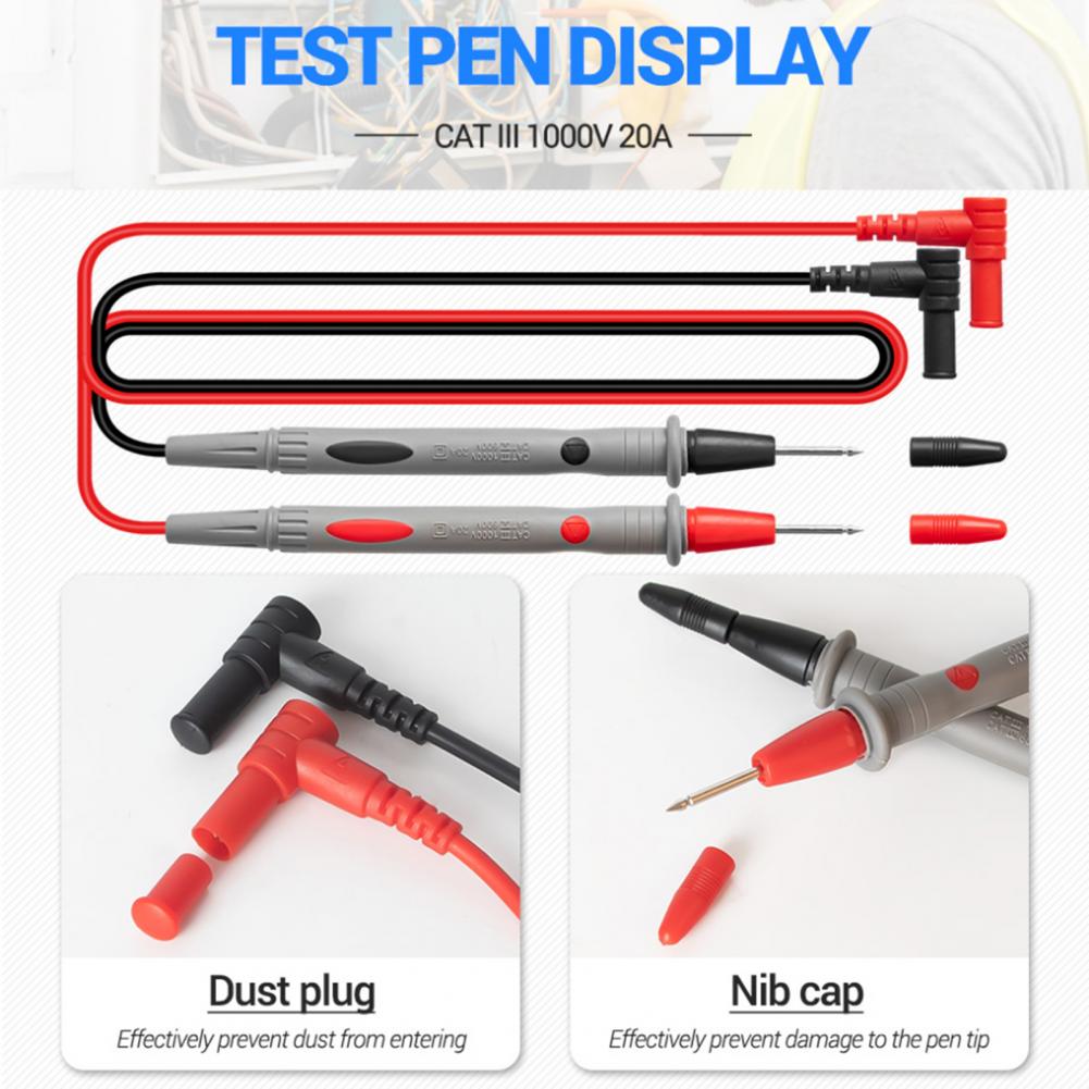 Electrician Clamp Multimeter Durable High Accuracy Electrician Clamp Meter Safe Capacitance Electrical Tester Meter