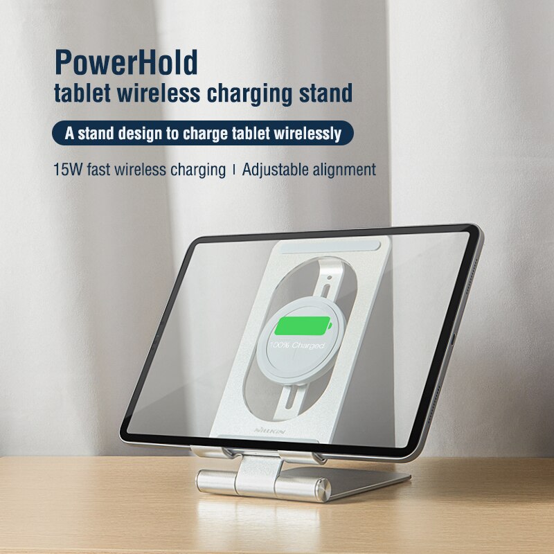 tablet stand for iPad fast charging stand wireless charging holder 15W wireless charger Nillkin
