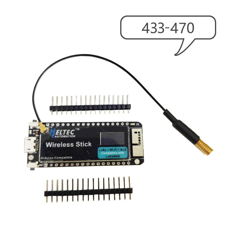 Heltec IOT Lora Gateway mit lora Knoten ESP32 WiFi Lora V2/Cubecel ASR650x ASR6501 SX1262 Lora GPS/STM32 für Arduin 433/868/915: Wireless stick 433