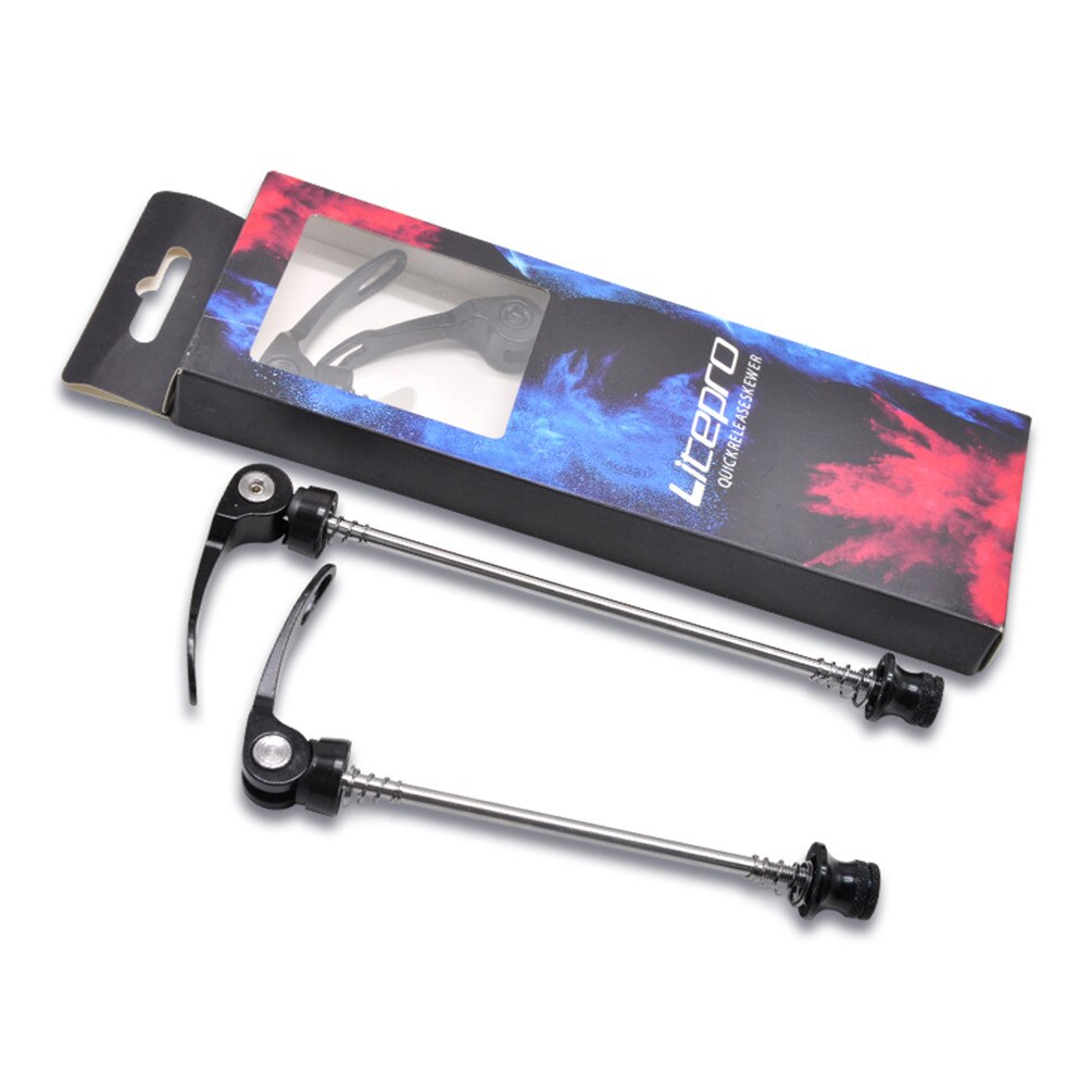 Litepro Aluminum Alloy Quick Release Lever MTB Mountain Bike Wheelset QR Rod For Road Folding Bicycles Wheels Skewers