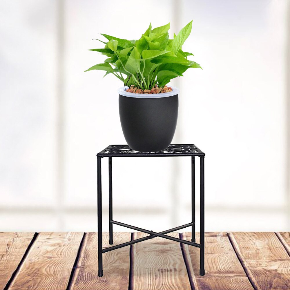 Flower Pot Shelf Plant Stand Wrought Iron Frame Multi-layer Space Saving Indoor Balcony Simplicity Shelf Garden Supplies