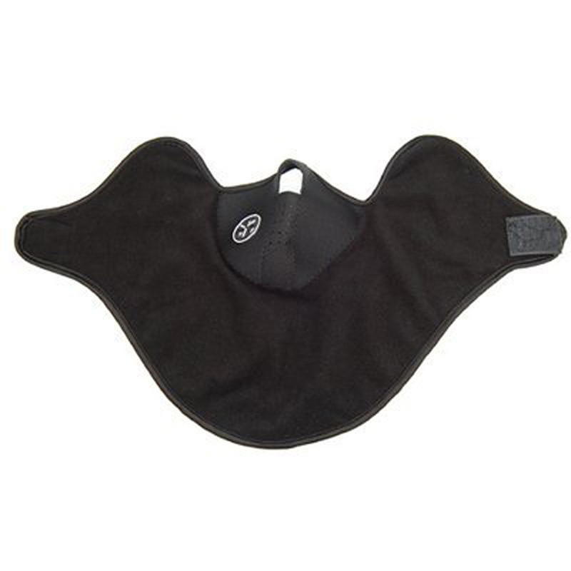 JETTING-Neoprene Neck Warm Half Face Mask Winter Veil For Sport Outdoor Cycling Bike Bicycle Motorcycle Ski Snowboard: black