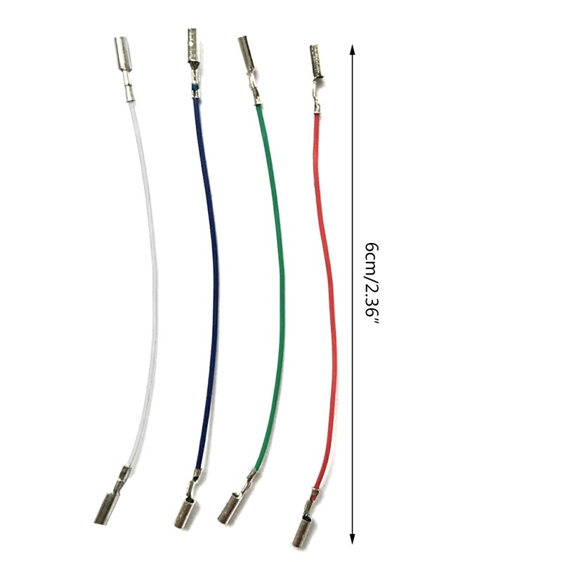 Cables de cabeza de Cable Phono para tocadiscos, 3/4 Uds., 090F