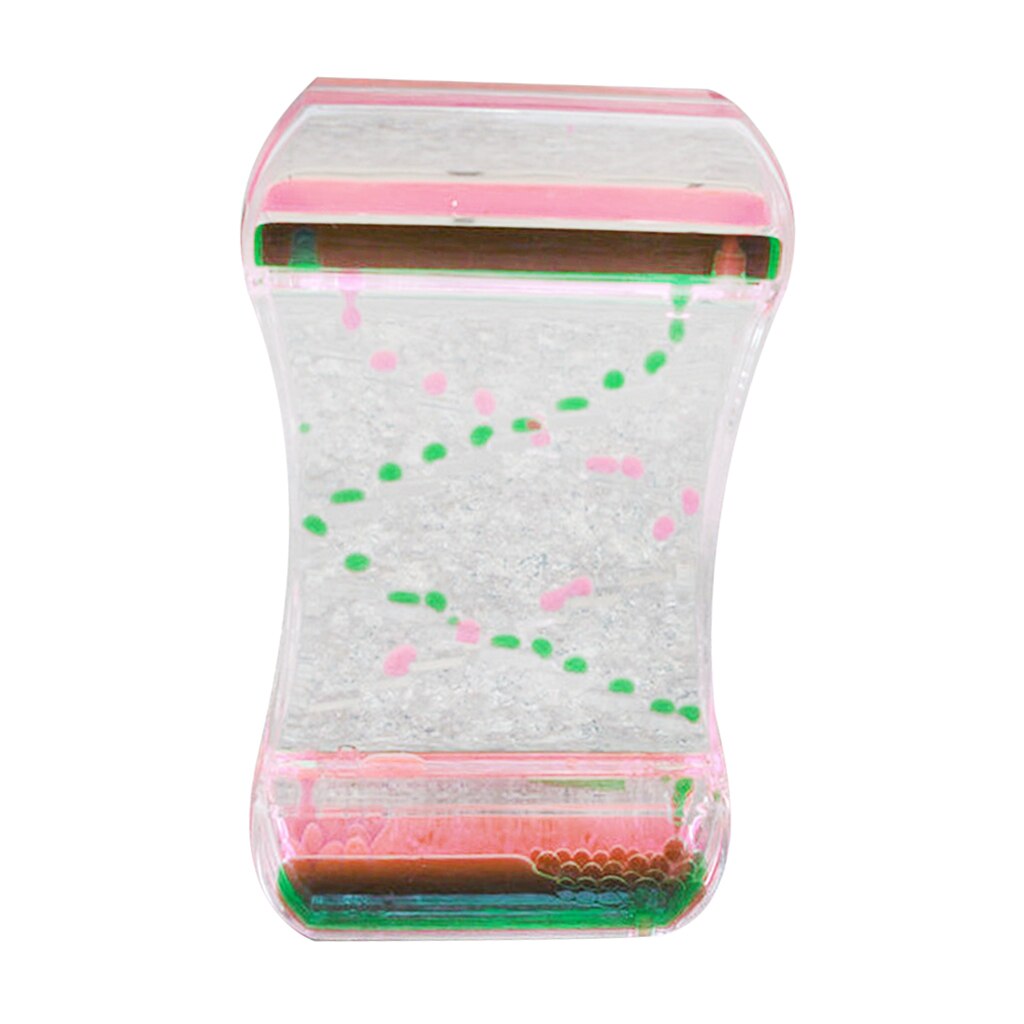 Tafelblad Drijvende Kleur Mix Olie Vloeibare Waskolf Motion Timer Uur Glas