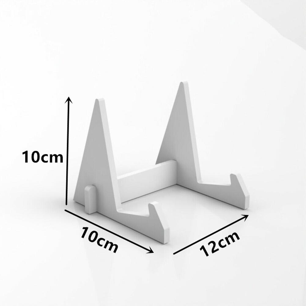 Akryl bog display stativ fotoramme brochure kunstværk holder organizer holder holdbar åben bred anvendelse l formet