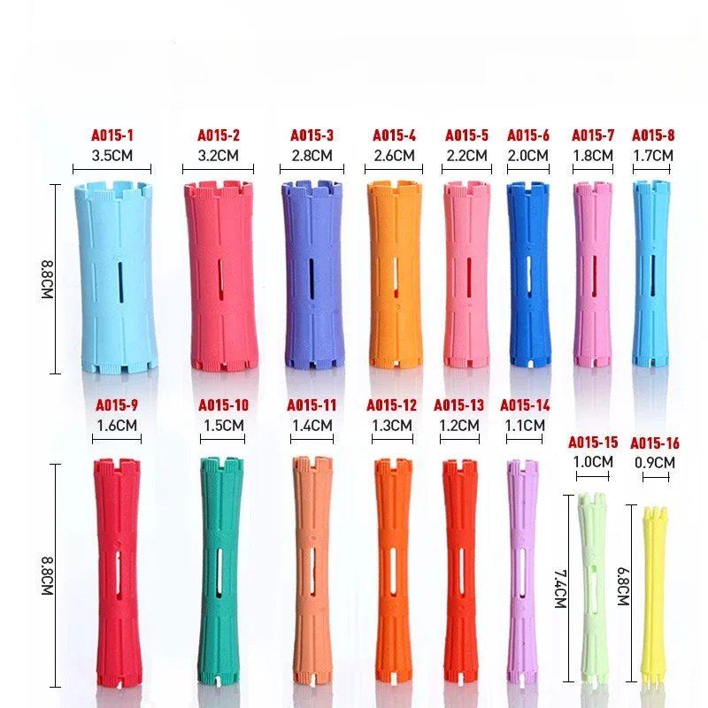 Би weeди tiges de permanente de cheveux tiges de vague froide tiges de permanente en plastique rouleaux de friser de cheveux bigoudis peigne en queue de pied en acier bigoudi sans chaleur