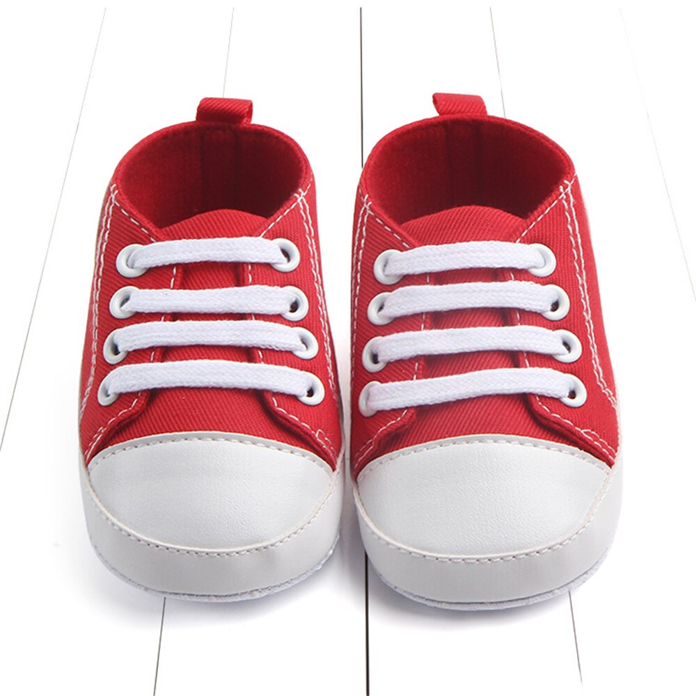 Primavera e outono 0-1 ano de idade sapatos de lona do bebê menino sapatos para homens tênis de bebê menina com sola tênis para bebês meninos