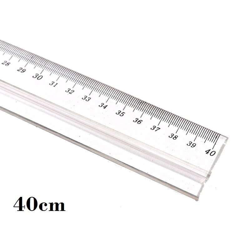 Rechte Liniaal met Metalen Staaf Tekening Heerser: 40cm