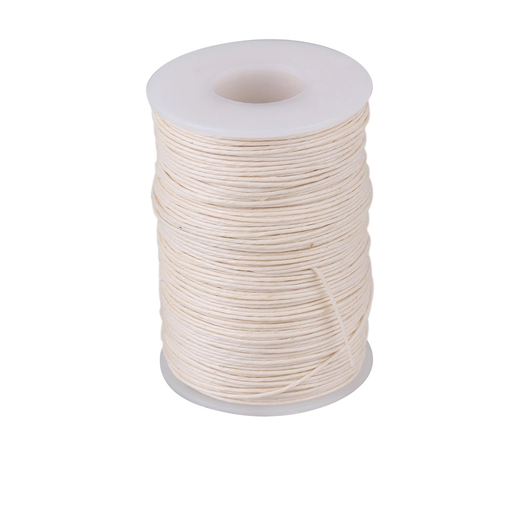 100 Meter Natural Hemp Waxed Thread Round Cord Leather Craft Line Hand Stitching