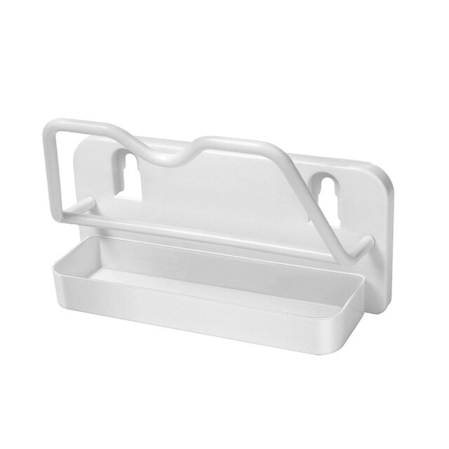 Pot Lid Organizer Pot Lid Drain Rack Wall Mount Lid Holder Kitchen Drain Storage Kitchen Utensils Rack: Default Title