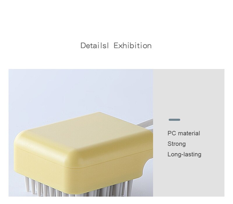 1Pcs Cleaning Hoofdhuid Hoofdmassage Borstel Rustgevende Strakke Spier Massage Hoofdhuid Massage Kam Schoonheid Afslanken Bad Borstel TSLM1