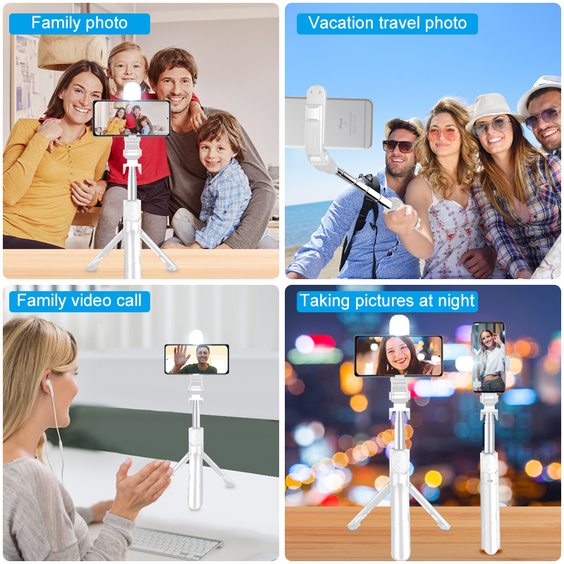 Trípode para teléfono con Control remoto, palo de ... – Grandado