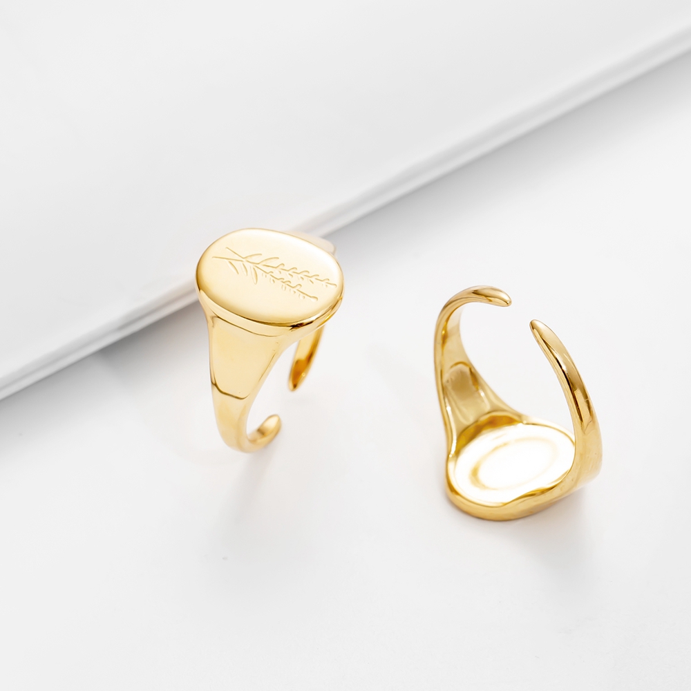 WILD & FREE Punk acero inoxidable anillo grande encanto femenino joyas estéticas retro