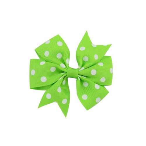 3 zoll Polka Dot Ripsband Haar Bögen Alligator Clip Kinder Mädchen Bowknot Haarnadel Headwear Haar Accessorises OEM & ODM