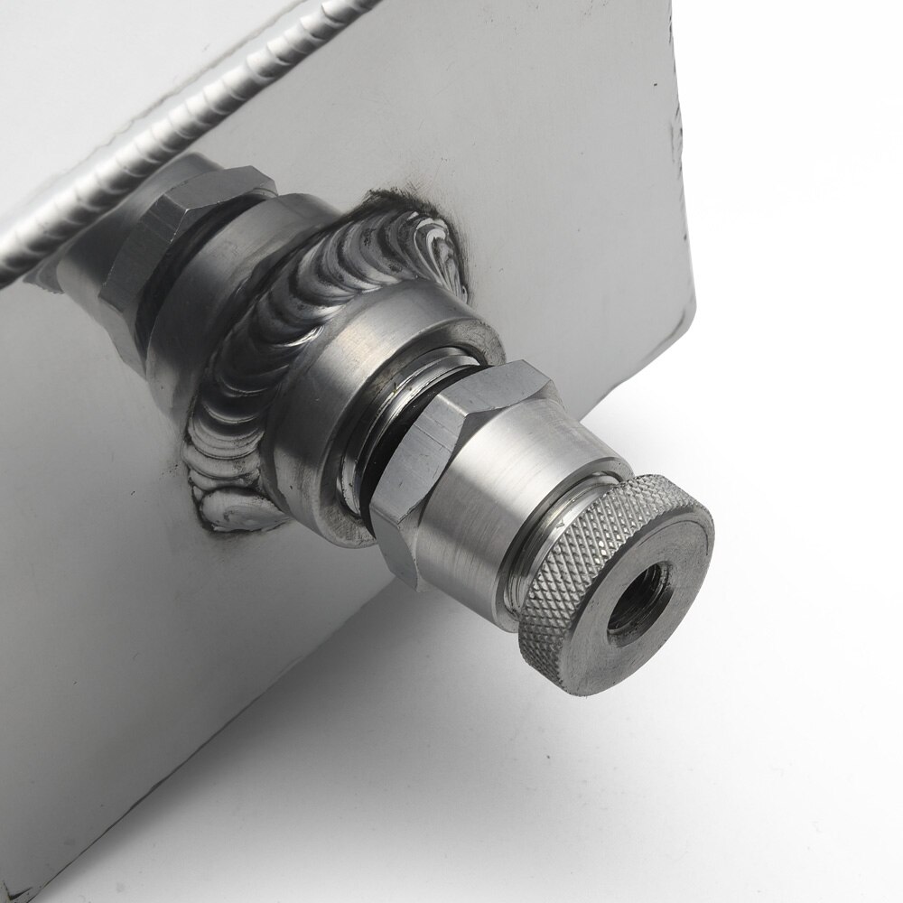 Epman Racing 2L Aluminum Universal oil catch can tank with breather &amp; drain tap 2LT baffled EP-JYH092