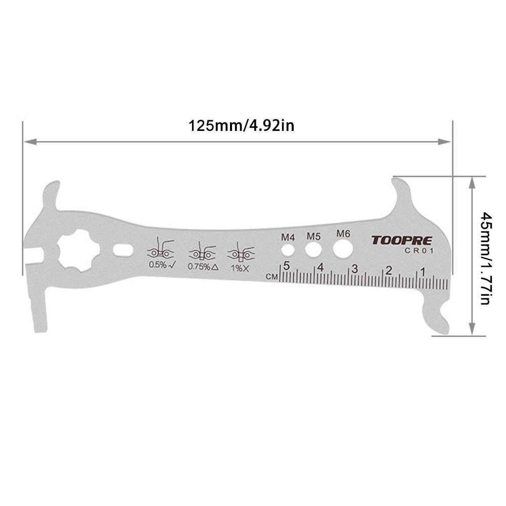 MTB Bike Chain Checker Wear Indicator Chain Checking Tool Multifunction Measuring Tool For Mountain Road Bike