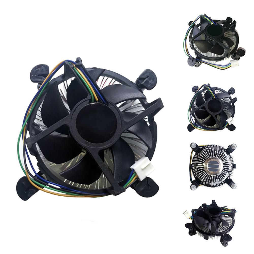 Mute CPU Cooler for Intel 4 pin Quiet Cooling Fan Heatsink radiator LGA 1150 1151 1155 1156 for Inter I3 I5 I7 Xeon Series