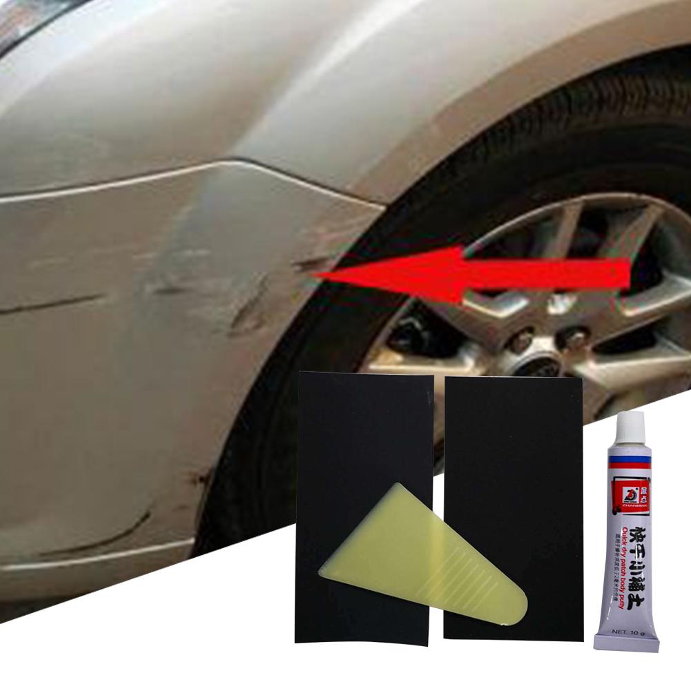 Kit de limpieza para arañazos de carrocería de coche, reparador para arañazos, masilla para carrocería de coche, herramienta de reparación suave, cuidado automático