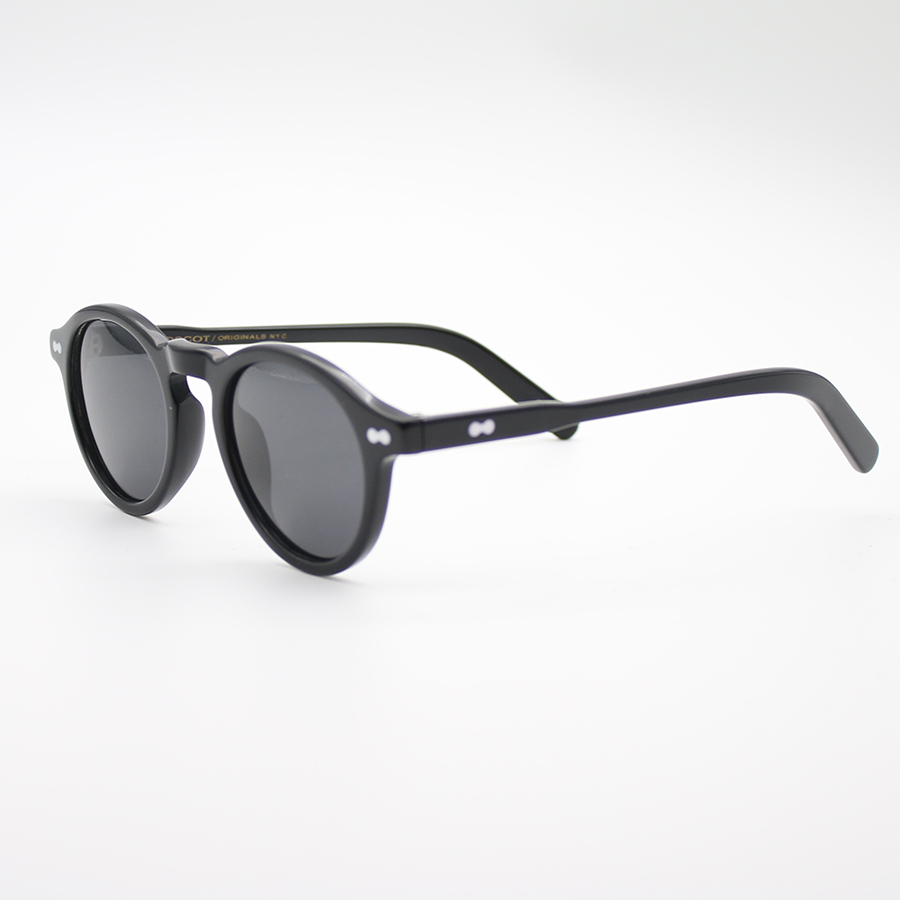 Johnny depp polarizado óculos de sol das mulheres dos homens marca luxo designer miltzen estilo óculos de sol para masculino feminino oculos: Preto / Azul