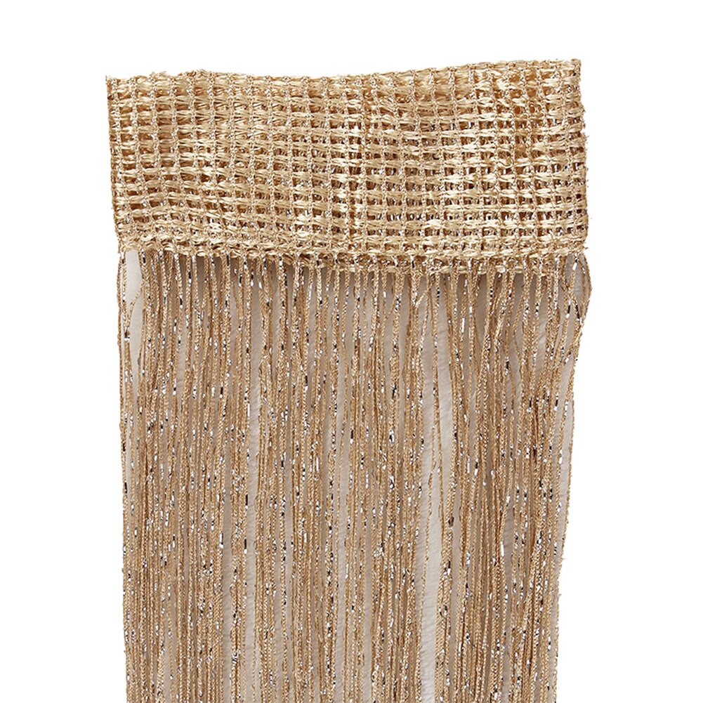 Glitter franja cortina de corda brilhante borla flash prata linha string cortina painel da janela quarto divisor tela voar porta pendurado: CP