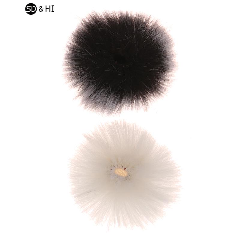 2 Kleuren Universele Revers Microfoon Zachte Harige Voorruit Windscherm Windscherm Zachte Comfortabele Revers Lavalier Microfoons Hoes