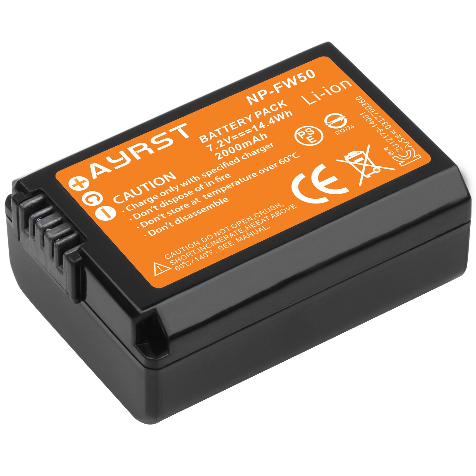 2000mah NP-FW50 NP FW50 Batterie Per Foto/Videocamera + Doppio LED Del caricatore DEL USB PER Sony Alpha a6300 a6500 a7 7R a7R a7R II a7II NEX-3 a7S NEX-7: 1Battery