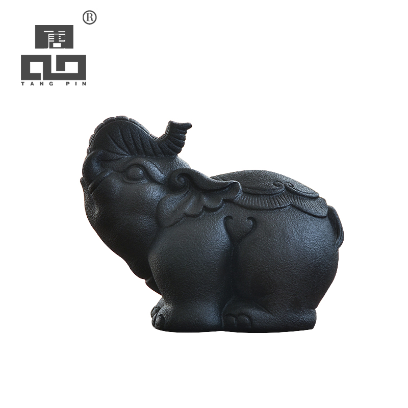TANGPIN zwart crockry keramische thee huisdieren olifant leuke porselein teapets thee accessoires