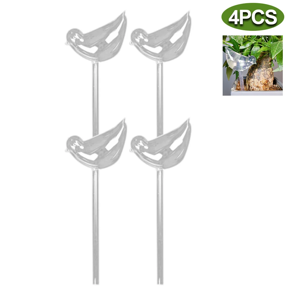 Gotero automático de riego por goteo para plantas, botella de agua con forma de pájaro, maceta de flores, herramientas de jardín para el hogar: Verde