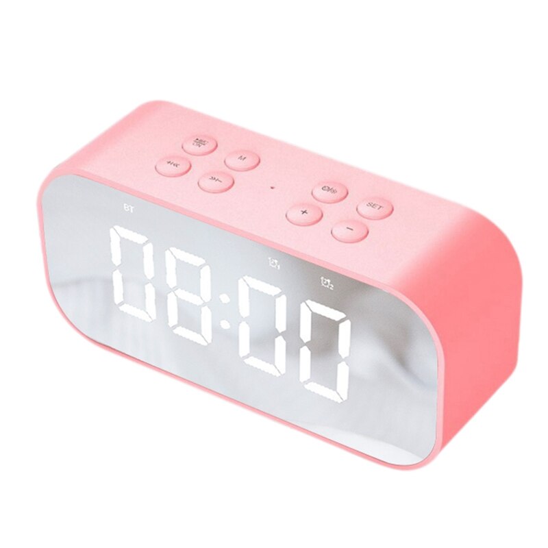 Bluetooth Digitale Wekker, Met Bluetooth Luidspreker En Led Elektrische Wekker, Usb-poort Opladen Digitale Klokken: Default Title