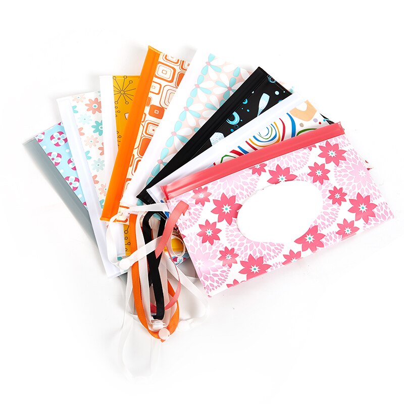 Eva Baby Nat Vegen Pouch Snap-Band Navulbare Natte Doekjes Tas Veeg Houder Case Outdoor Draagbare Herbruikbare Nuttig Tissue doos