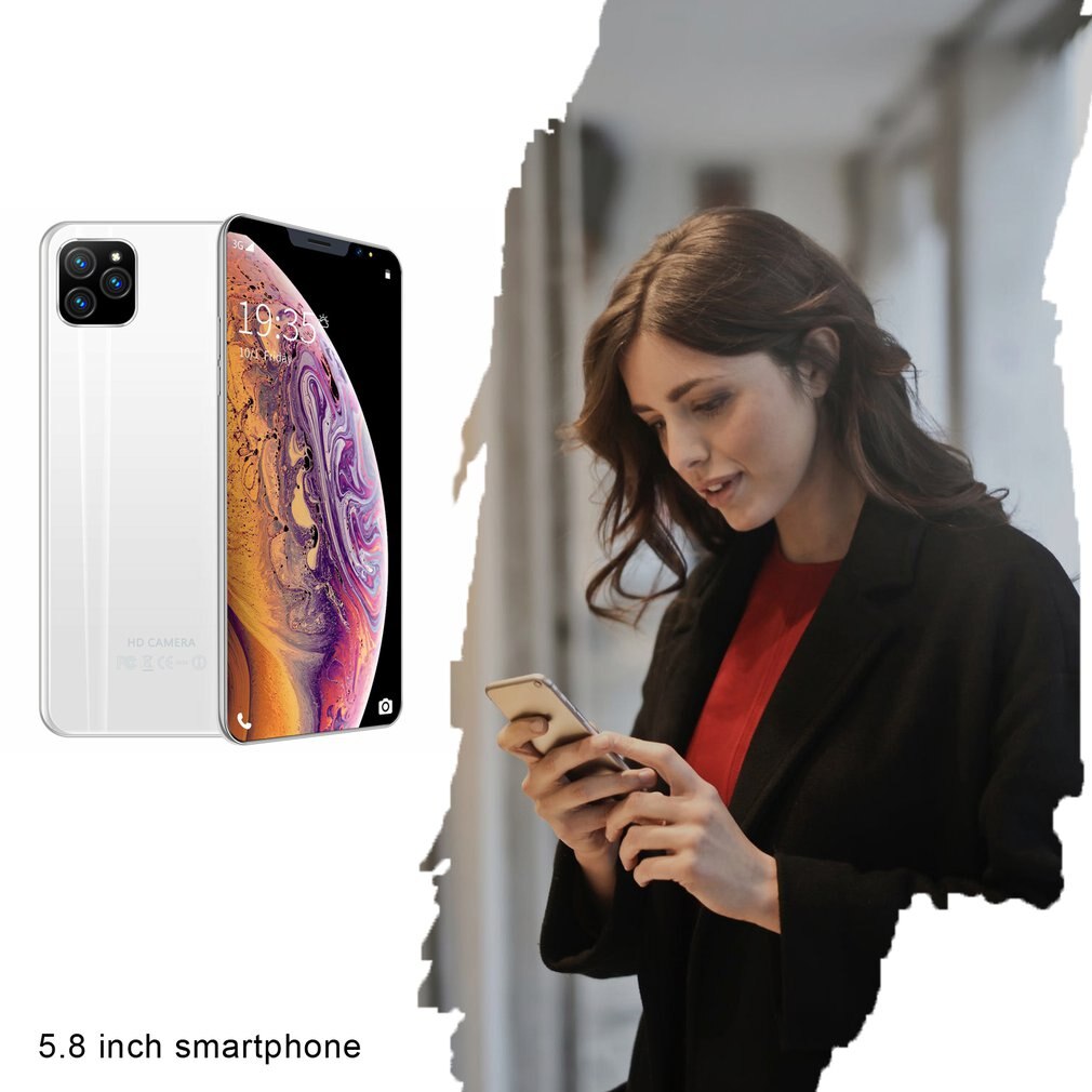 5.8 inch Big Screen i13 Smartphone 512MB+4G Android Wifi Smartphone Camera Dual-core Dual Card Dual Mode Phone