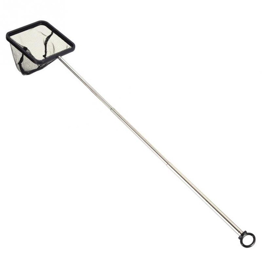 Shrimp Fishing Net Durable Telescopic Safe Shrimp Net For Fish Tank Aquarium Accessories Black