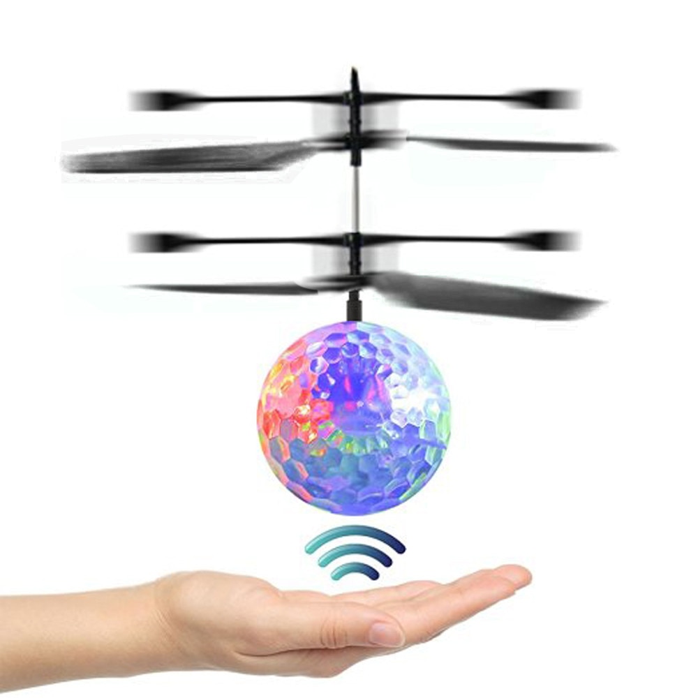 Mini drone RC Helicopter Vliegtuigen Vliegende Bal vliegende speelgoed Bal Shining LED Verlichting Quadcopter Dron fly Helicopter Kinderen speelgoed