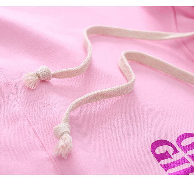 Grote meisjes hoodies katoen lente tienermeisjes letter print hoodies tops kinderen losse sweatshirts lange mouwen bovenkleding