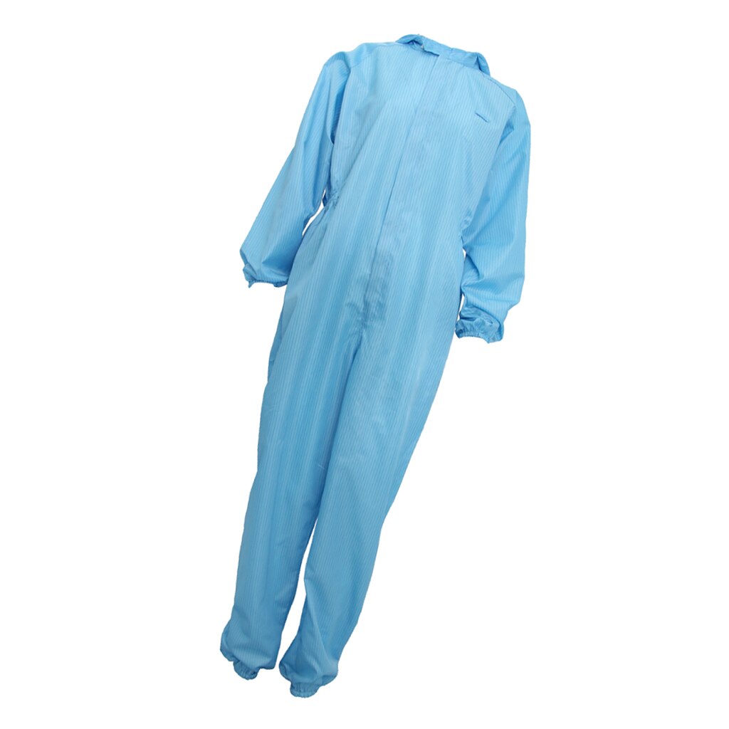 Coverall Protective Overall Dustproof Anti-static Workwear Jumpsuit XL: Blue