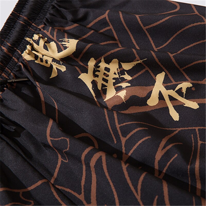 Bebovizi-Kimono con estampado japonés para hombre, ropa tradicional, pantalones sueltos, informal, Yukata, calle, Asia