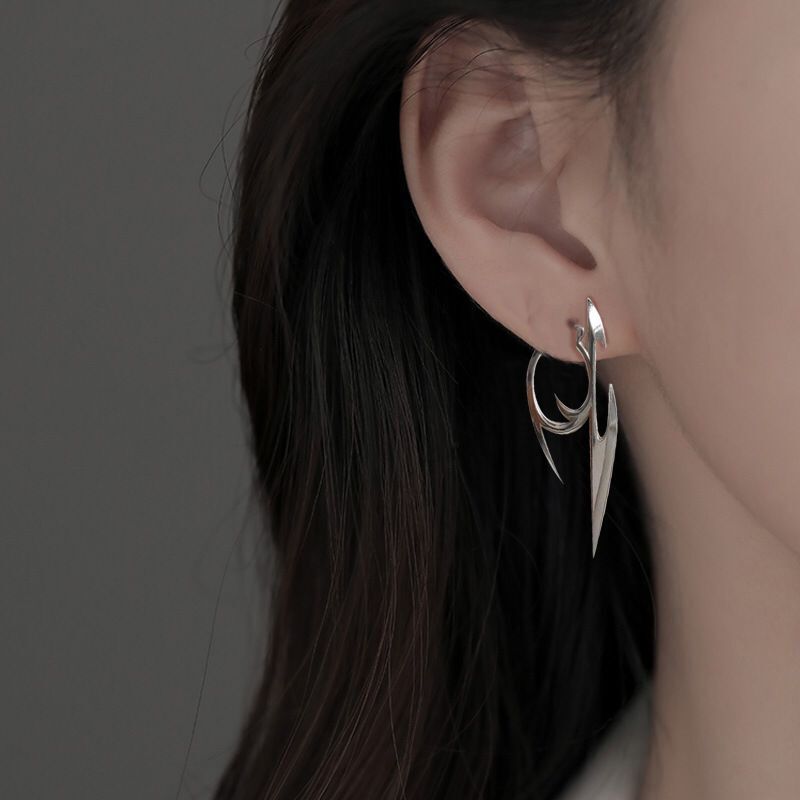 Pendientes góticos Punk con personalidad Y2K, colgante de dardo Cyberpunk Unisex, pendientes de , accesorios de joyería,