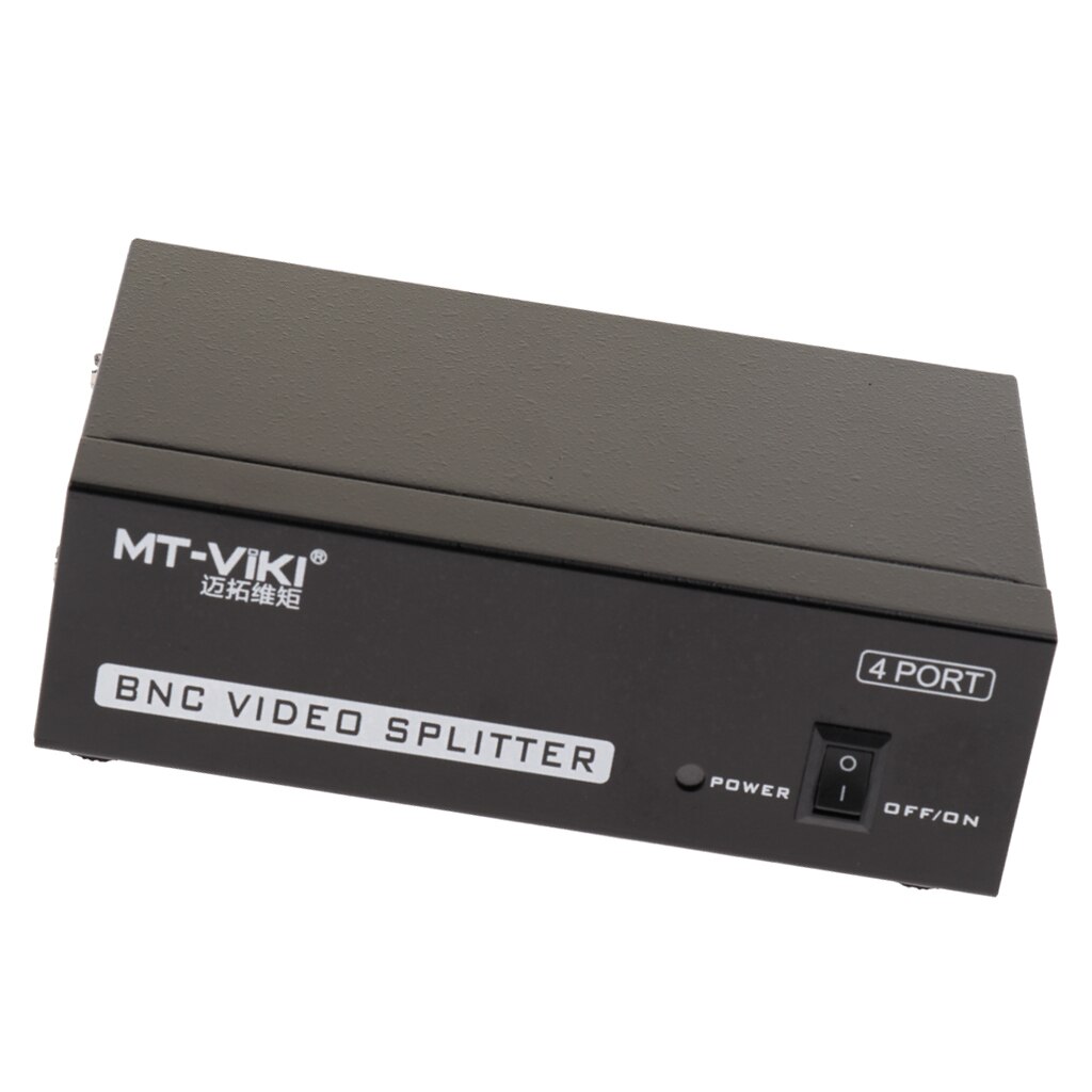 4-Port BNC Composite Video Splitter Distribution For CCTV DVR 1x4