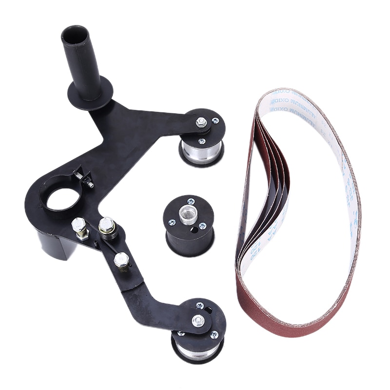 Multifunktionel  m10 jern vinkelsliber slibebånd adapter tilbehør til slibemaskine slibe polere maskine: Default Title