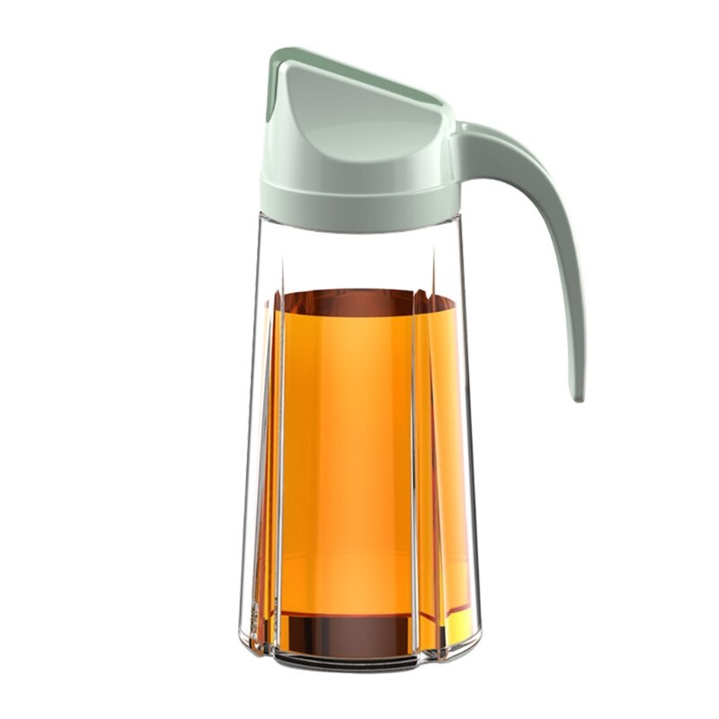 Auto Flip Olive Oil Dispenser Bottle 300ml-630ml Leakproof Condiment Container With Automatic Cap and Stopper Non-Drip for H051: G-630