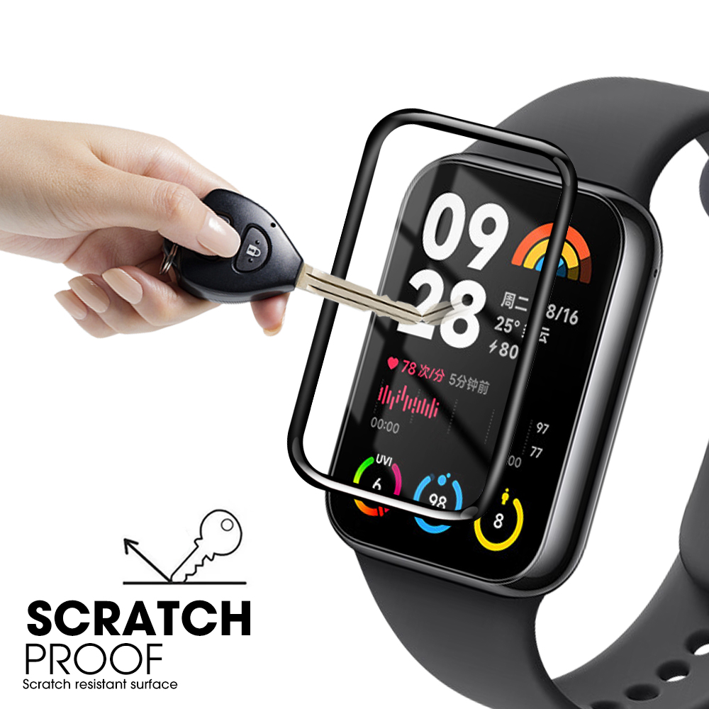 3D gebogen schermbeschermer voor Xiaomi Mi Band 7 8 9 Pro Smartwatch HD Heldere beschermfolie niet glas voor Mi Band 9Pro 8Pro 7Pro