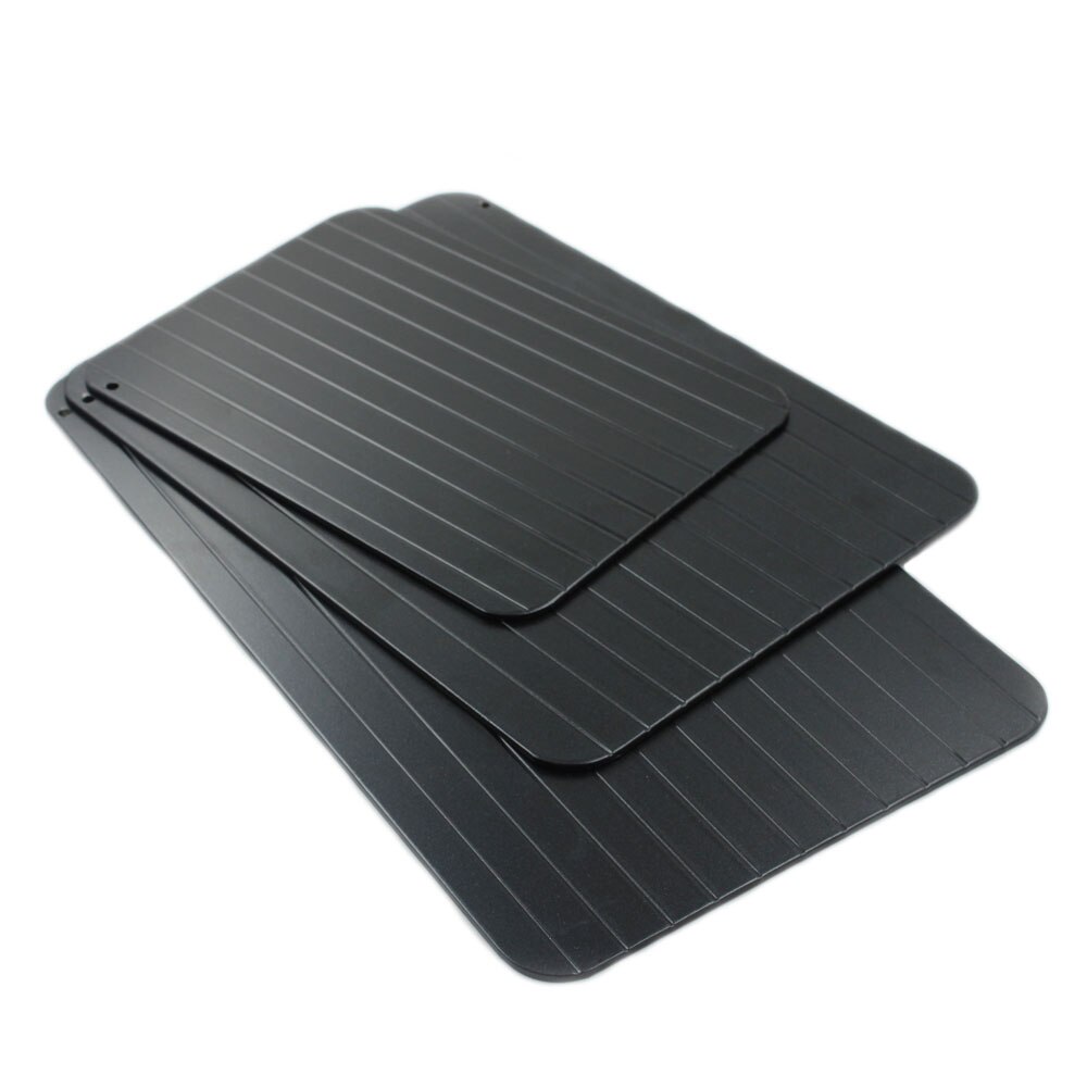 Quick defrosting tray magic metal plate safe defrosting tray quick defrosting meat fish sea food kitchen cooking gadget t