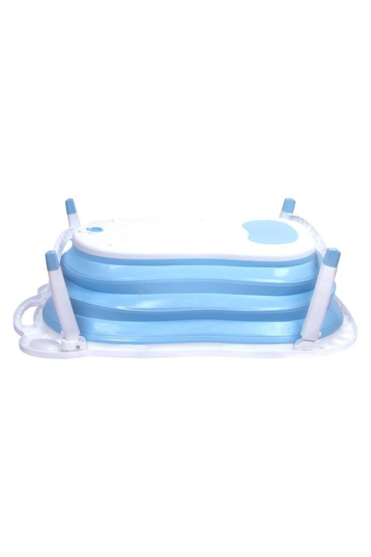 Baby Blue Folding Portable Occupy Bath Tub