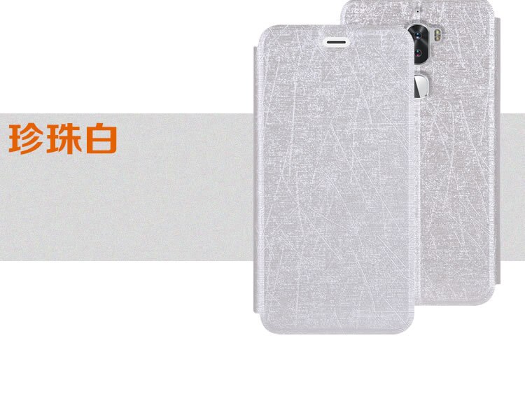 For Original Letv Cool 1 Dual Leeco Coolpad Cool1 case leather flip with stand TPU silicone case for Letv LeEco Cool 1 case capa: White